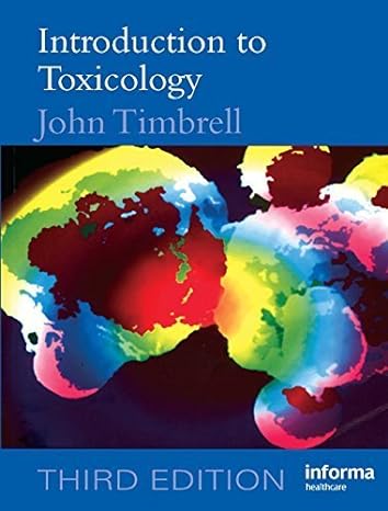 introduction to toxicology   by john timbrell 3rd edition timbrell b017v850e4