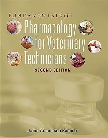 fundamentals of pharmacology for veterinary technicians 2e romich 2010 1st edition janet romich b004k3rf10