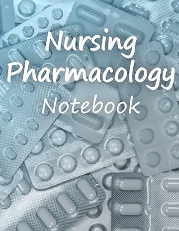 pharmacology template study guide nursing school a blank medication template for nursing students 8 5x11in