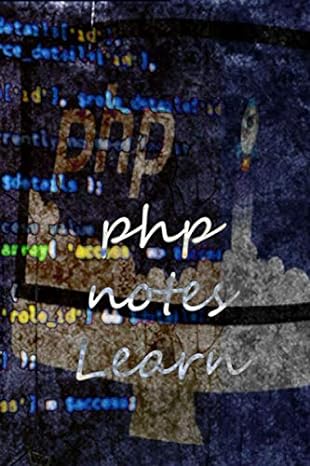 php notes learn nootebook blank white pages lined for easy study smart python learn learn php 1st edition php