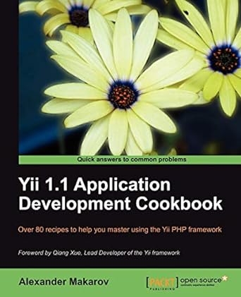 yii 1 1 application development cookbook 1st edition alexander makarov 1849515484, 978-1849515481