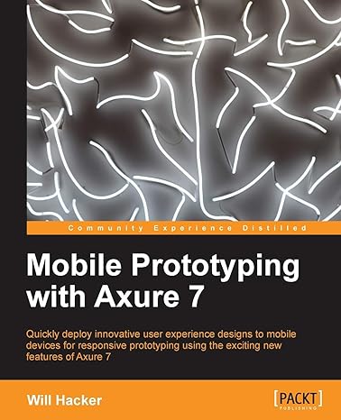 mobile prototyping with axure 7 1st edition will hacker 1849695148, 978-1849695145