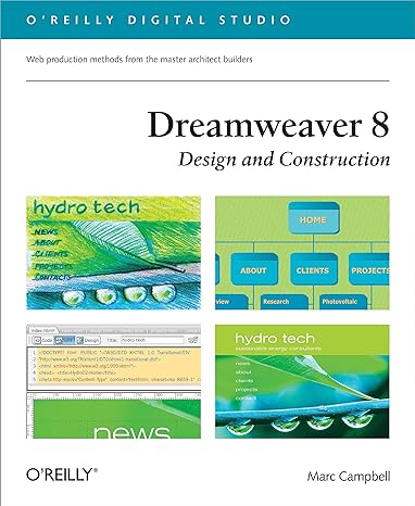 dreamweaver 8 design and construction web design production methods from the master architect builders 1st