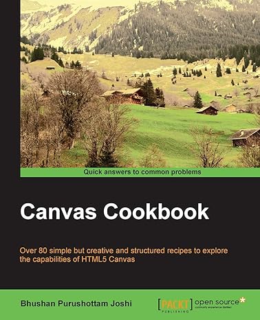 canvas cookbook 1st edition bhushan purushottam joshi 1785284894, 978-1785284892