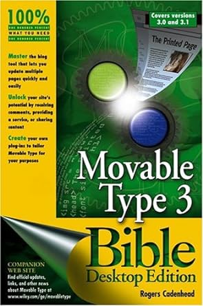 movable type 3 bible desktop edition rogers cadenhead 0764573888, 978-0764573880