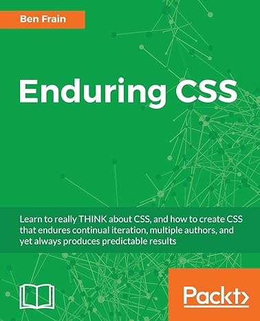 enduring css 1st edition ben frain 1787282805, 978-1787282803