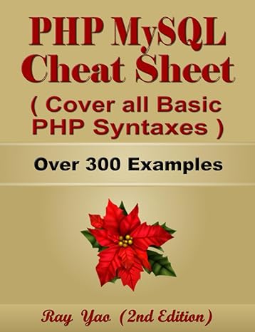 php mysql cheat sheet cover all basic php syntaxes quick reference guide by examples php mysql programming