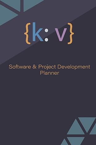 k v software and project development planner 1st edition landon ginn 979-8481614922