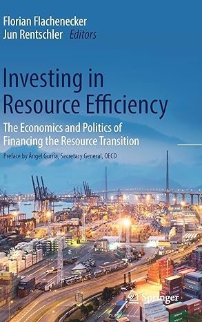 investing in resource efficiency the economics and politics of financing the resource transition 1st edition