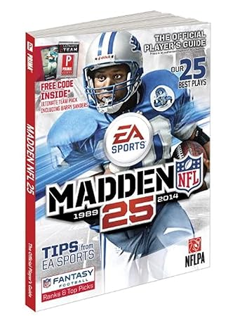 madden nfl 25 prima official game guide pap/psc edition gamer media inc 0804161275, 978-0804161275