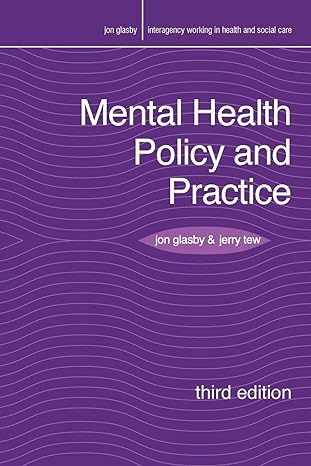 mental health policy and practice 3rd edition jon glasby ,jerry tew 1137025948, 978-1137025944