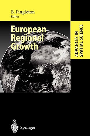 european regional growth 1st edition bernard fingleton 3642055710, 978-3642055713
