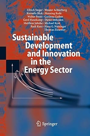 sustainable development and innovation in the energy sector 1st edition ulrich steger ,wouter achterberg