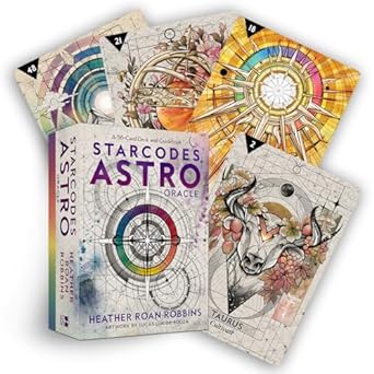 starcodes astro oracle a 56 card deck and guidebook 1st edition heather roan robbins 1401962688,