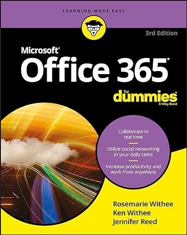 office 365 for dummies 3rd edition rosemarie withee ,ken withee ,jennifer reed 1119513359, 978-1119513353