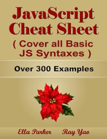 javascript programming coding syntax book by table and chart for beginners quickstart guide javascript syntax