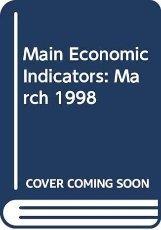 main economic indicators march 1998 1st edition  9264057188, 978-9264057180