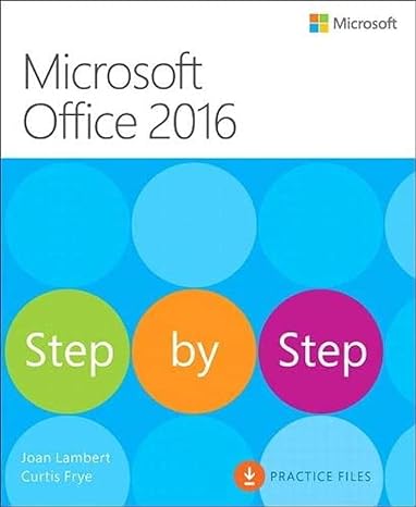 microsoft office 2016 step by step 1st edition joan lambert ,curtis frye 0735699232, 978-8120352049