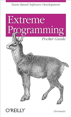 extreme programming pocket guide 1st edition chromatic 0596004850, 978-0596004859