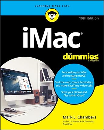 imac for dummies 10th edition mark l chambers 1119520185, 978-1119520184