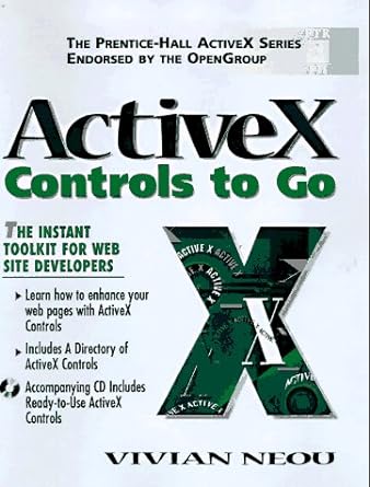 activex controls to go 1st edition vivian neou 013748898x, 978-0137488988