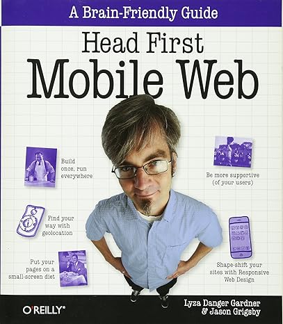 head first mobile web 1st edition lyza danger gardner ,jason grigsby 1449302661, 978-1449302665