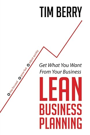 lean business planning get what you want from your business 1st edition tim berry b08kslszdb, 979-8694919777
