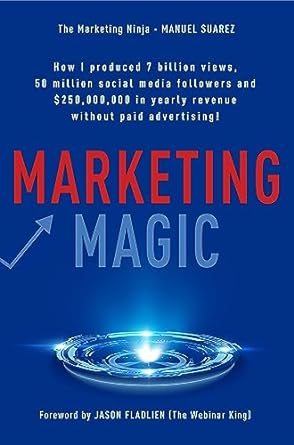 marketing magic how i produced 7 billion views 50 million social media followers and $250 000 000 in yearly