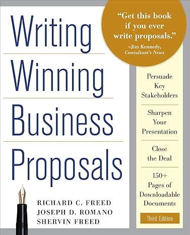 writing winning business proposals 3rd edition richard freed 0071742328, 978-0071742320