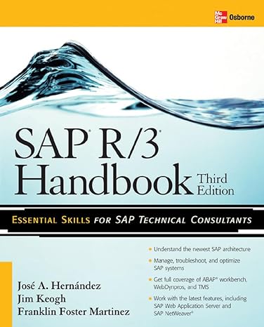 sap r/3 handbook third edition 3rd edition jose hernandez ,franklin martinez ,jim keogh 0070634807,