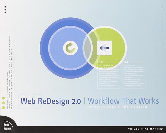 web redesign 2 0 workflow that works 2nd edition emily cotler 0735714339, 978-0735714335