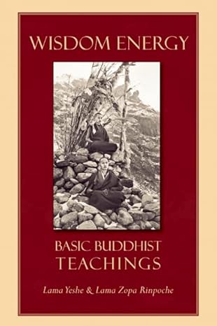 wisdom energy basic buddhist teachings 1st edition lama thubten yeshe ,lama thubten zopa rinpoche ,jonathan