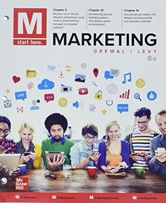 loose leaf for m marketing 8th edition dhruv grewal ,michael levy 1265267022, 978-1265267025