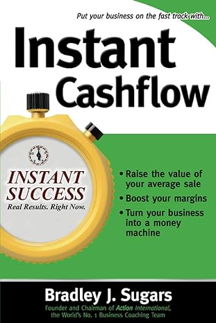 instant cashflow 1st edition bradley sugars 0071466592, 978-0071466592