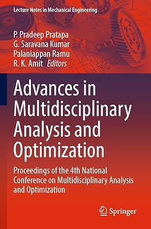 advances in multidisciplinary analysis and optimization proceedings of the 4th national conference on