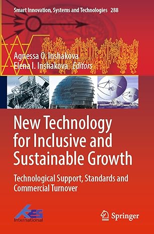 new technology for inclusive and sustainable growth technological support standards and commercial turnover