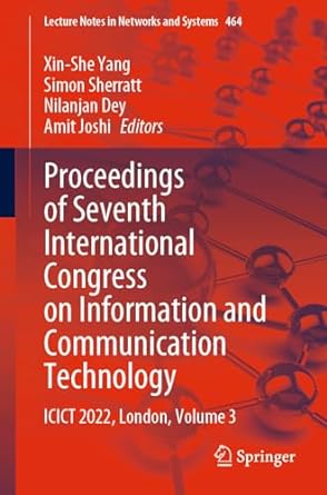 proceedings of seventh international congress on information and communication technology icict 2022 london