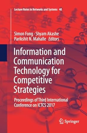 information and communication technology for competitive strategies proceedings of third international