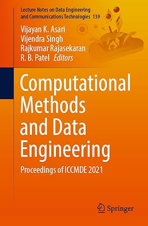 computational methods and data engineering proceedings of iccmde 2021 1st edition vijayan k asari ,vijendra