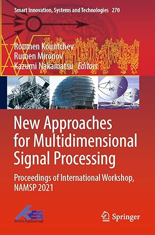 new approaches for multidimensional signal processing proceedings of international workshop namsp 2021 1st