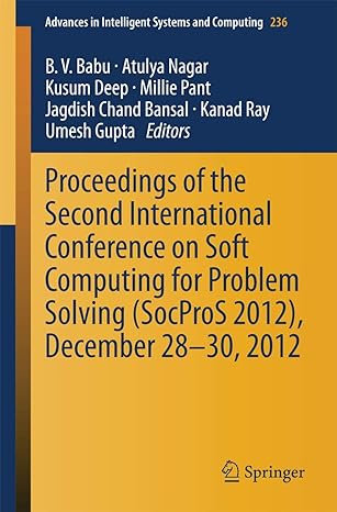 proceedings of the second international conference on soft computing for problem solving december 28 30 2012