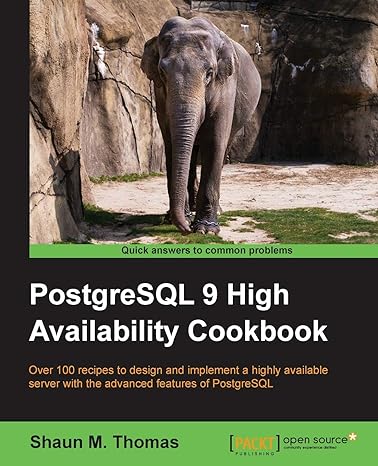 postgresql 9 high availability cookbook 1st edition shaun m thomas 1849516960, 978-1849516969