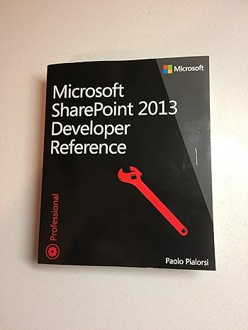 microsoft sharepoint 2013 developer reference 1st edition paolo pialorsi 0735670714, 978-0735670716