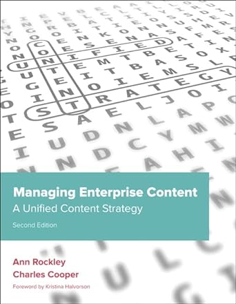 managing enterprise content a unified content strategy 2nd edition ann rockley ,charles cooper 032181536x,