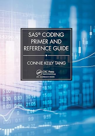 sas coding primer and reference guide 1st edition connie tang 0367507943, 978-0367507947