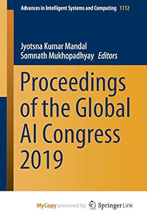 proceedings of the global ai congress 2019 1st edition jyotsna kumar mandal ,somnath mukhopadhyay 9811521891,