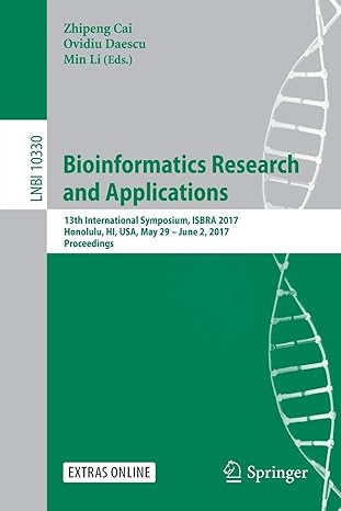 bioinformatics research and applications 13th international symposium isbra 2017 honolulu hi usa may 29 june