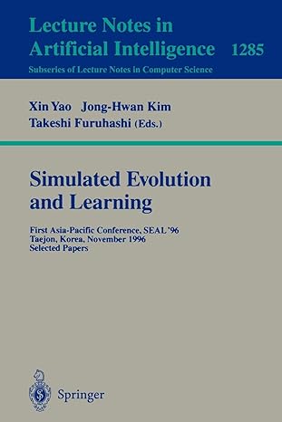 simulated evolution and learning first asia pacific conference seal96 taejon korea november 9 12 1996