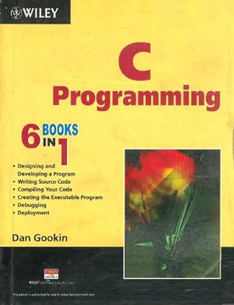 c programming 6 books 1 1st edition dan gookin 8126505516, 978-8126505517