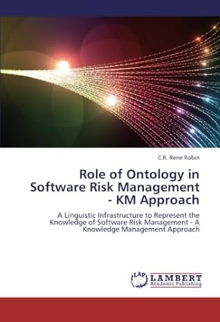 role of ontology in software risk management km approach a linguistic infrastructure to represent the